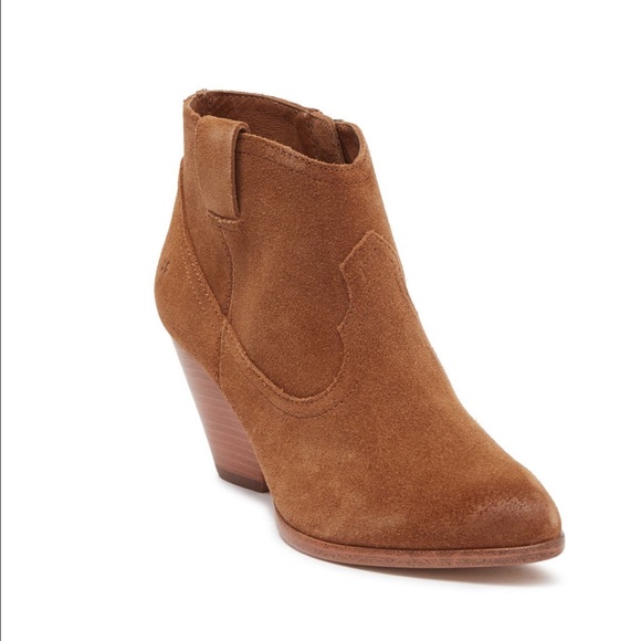 Frye Shoes - FRYE ALLISTER SMOCK SUEDE BOOTIE - NIB!